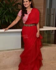 Actress Laila at Sardar Movie Pre Release Event Photos 25