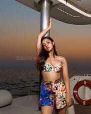 Akansha Ranjan Kapoor on a Boat in a Bikini Photo 01