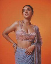 Jigra Actress Akansha Ranjan in a Beautiful Saree with Sleeveless Blouse Pictures 07