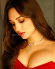 Kesari Veer Actress Sexy Akanksha Sharma in a Red Bodycon Dress Photos 02