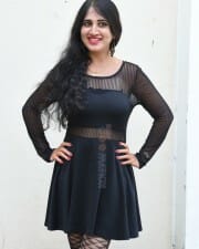 Tollywood Actress Vydoorya at Rudraksha Puram Movie Press Meet Photos 14