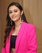 Actress Megha Chowdhury at Phalana Abbayi Phalana Ammayi Movie Pre Release Event Photos 01