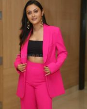 Actress Megha Chowdhury at Phalana Abbayi Phalana Ammayi Movie Pre Release Event Photos 18