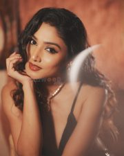 Dare To Sleep Actress Donal Bisht in a Gray Off Shoulder Dress Photos 01