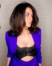 Sexy Ridhi Dogra in a Black Harness Top Pictures 01