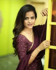 Actress Vaishnavi Chaitanya at Baby Interview Pictures 21