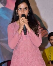 Actress Vaishnavi Chaitanya at Baby Movie Thank You Meet Photos 02