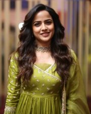 Actress Vaishnavi Chaitanya at Jack Movie Kiss Song Launch Event Photos 12