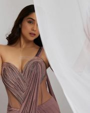 Elegant Sharvari Wagh in an One Shoulder Saree Gown with a Heart Shaped Design at MAMI Opening Ceremony Photos 03 Elegant Sharvari Wagh in an One Shoulder Saree Gown with a Heart Shaped Design at MAMI Opening Ceremony Photos 03