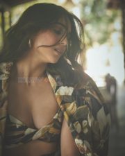 Ethereal Sharvari Wagh Cleavage in a Dark Floral Print Bikini Top Photos 02 Ethereal Sharvari Wagh Cleavage in a Dark Floral Print Bikini Top Photos 02