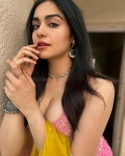 Hot Adah Sharma Pink Cleavage Busting Pictures 03