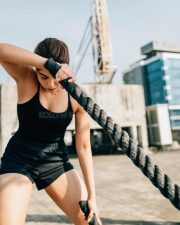 Hot Sharvari Wagh Rope Workout Session Photos 01