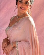 Radiant Actress Vaishnavi Chaitanya in a Blush Pink Chiffon Saree Photos 06 Radiant Actress Vaishnavi Chaitanya in a Blush Pink Chiffon Saree Photos 06