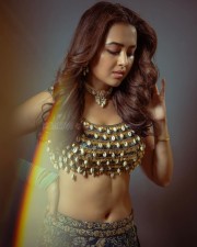 Sexy Tejasswi Prakash in a Stylish Lehenga Photos 02