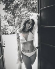 Sizzling Sharvari Wagh in a Two Piece Monochrome Bikini Stills 02