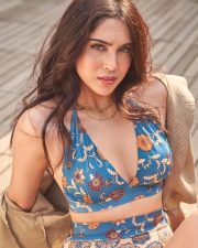Stylish Hot Sharvari Wagh in a Floral Two Piece Beach Bikini Pictures 04