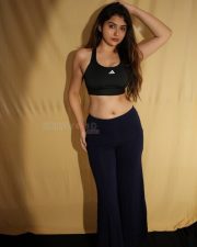 Telugu Actress Vedvika Soni in a Black Sports Bra with a High Waisted Bell Bottom Style Pants Photos 06 Telugu Actress Vedvika Soni in a Black Sports Bra with a High Waisted Bell Bottom Style Pants Photos 06