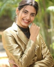 Actress Pragati Srivastava at Manu Charitra Movie Teaser Launch Pictures 07