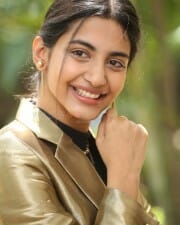 Actress Pragati Srivastava at Manu Charitra Movie Teaser Launch Pictures 08