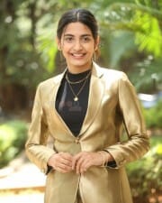 Actress Pragati Srivastava at Manu Charitra Movie Teaser Launch Pictures 18
