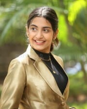 Actress Pragati Srivastava at Manu Charitra Movie Teaser Launch Pictures 19