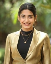 Actress Pragati Srivastava at Manu Charitra Movie Teaser Launch Pictures 21