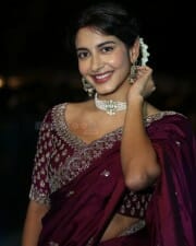Actress Pragati Srivastava at Peddha Kapu 1 Pre Release Event Stills 15
