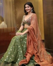 Actress Pragati Srivastava at Peddha Kapu 1 Trailer Launch Photos 35