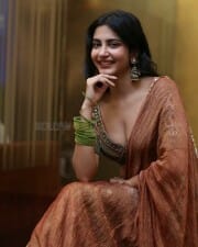Actress Pragati Srivastava at Peddha Kapu 1 Trailer Launch Photos 40