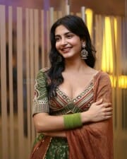 Actress Pragati Srivastava at Peddha Kapu 1 Trailer Launch Photos 51
