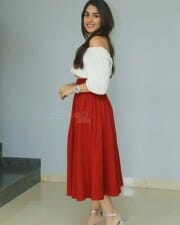 Actress Yukti Thareja at Rangabali Success Meet Photos 23
