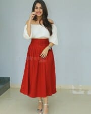 Actress Yukti Thareja at Rangabali Success Meet Photos 26
