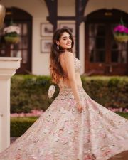 Blooming Yukti Thareja in a Traditional Designer Lehenga Pictures 01