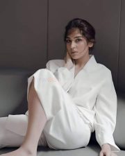 King Jackie Queen Actress Yukti Thareja in a White Blazer and Pant Photos 03