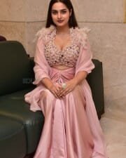 Actress Ayesha Khan at Mukhachitram Movie Pre Release Event Photos 04