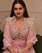 Actress Ayesha Khan at Mukhachitram Movie Pre Release Event Photos 06