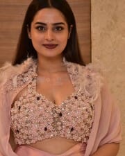 Actress Ayesha Khan at Mukhachitram Movie Pre Release Event Photos 19