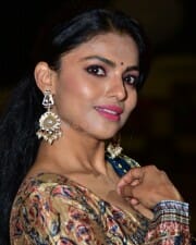 Actress Ganavi Laxman at Rudrangi Pre Release Event Stills 06