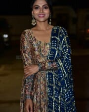 Actress Ganavi Laxman at Rudrangi Pre Release Event Stills 16
