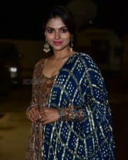 Actress Ganavi Laxman at Rudrangi Pre Release Event Stills 17