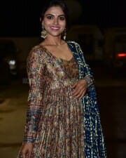 Actress Ganavi Laxman at Rudrangi Pre Release Event Stills 18
