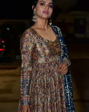 Actress Ganavi Laxman at Rudrangi Pre Release Event Stills 20