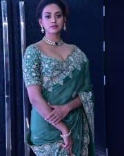 Actress Kamakshi Bhaskarla at Polimera 2 Movie Trailer Launch Photos 09
