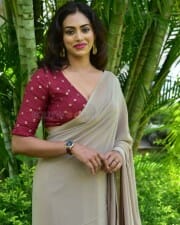 Actress Kamakshi Bhaskarla at Polimera 2 Teaser Launch Photos 19