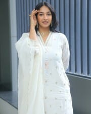 Actress Karthika Muralidharan at Aakasham Daati Vastava Press Meet Photos 23