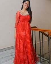 Actress Kushitha Kallapu at Neethone Nenu First Look Launch Photos 25