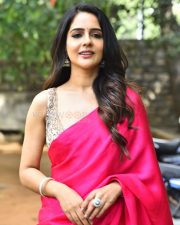 Actress Malvi Malhotra at Tiragabadara Saami Trailer Launch Pictures 08