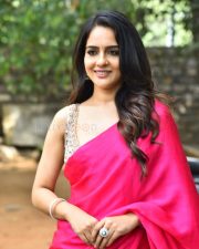 Actress Malvi Malhotra at Tiragabadara Saami Trailer Launch Pictures 09