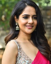 Actress Malvi Malhotra at Tiragabadara Saami Trailer Launch Pictures 31
