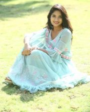 Actress Sri Nikitha at Alipiriki Allantha Dooramlo Movie Press Meet Pictures 07